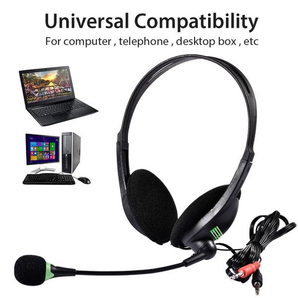 3.5mm computer headset with microphone noise cancelling, lightweight pc headset wired headphones, business headset
3.5mm computer headset with microphone noise cancelling, lightweight pc headset wired headphones, business headset
