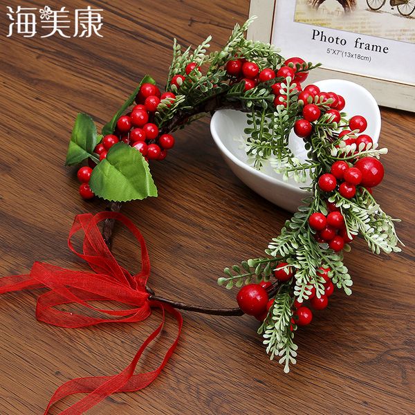 haimeikang festival wedding hair accessories wreath artificial berry floral crown adjustable wreath crown headband ornaments
haimeikang festival wedding hair accessories wreath artificial berry floral crown adjustable wreath crown headband ornaments