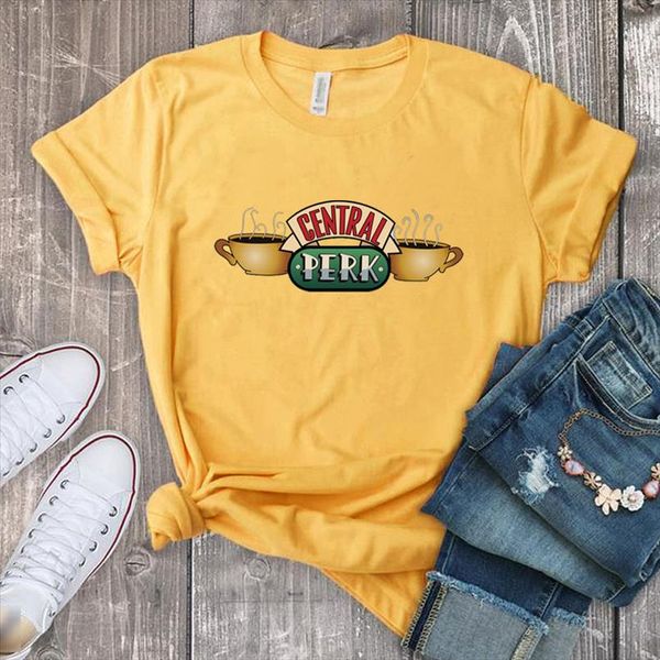 women shirt funny tee shirt for women central perk print female animal print t shirt friends tees round neck short sleeve, White
women shirt funny tee shirt for women central perk print female animal print t shirt friends tees round neck short sleeve, White