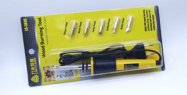 new 40w 220v wood burning soldering tools kid pyrograph hobby supply electric soldering irons tips scorcher skinner
new 40w 220v wood burning soldering tools kid pyrograph hobby supply electric soldering irons tips scorcher skinner