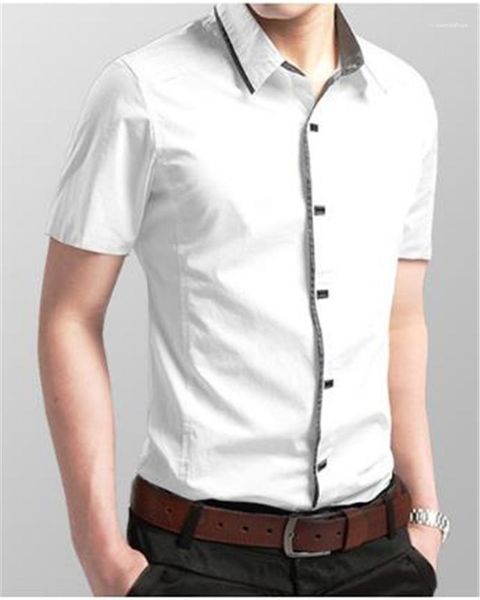 designer casual shirts boy turn down collar short sleeve clothes mens summer pure color shirts fashion, White;black
designer casual shirts boy turn down collar short sleeve clothes mens summer pure color shirts fashion, White;black