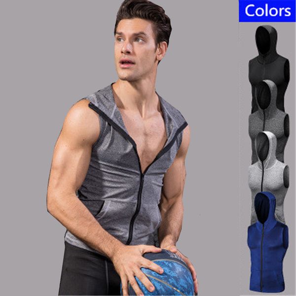 2020 men running t shirt sports hoodies breathable quickly drying fitness gym yoga sleeveless male jogger jogging athletic shirt 2019, White;black
2020 men running t shirt sports hoodies breathable quickly drying fitness gym yoga sleeveless male jogger jogging athletic shirt 2019, White;black