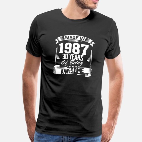 made in 1987 t shirt men character short sleeve o-neck basic solid graphic new style summer letters shirt
made in 1987 t shirt men character short sleeve o-neck basic solid graphic new style summer letters shirt