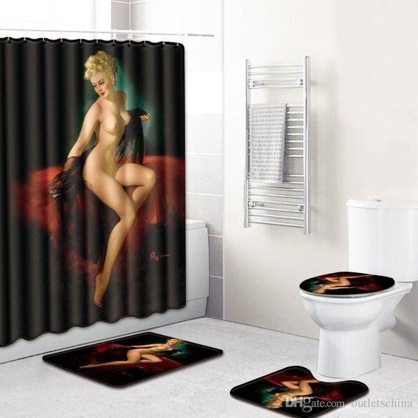 2020 bathroom sets marilyn monroe men and women bathroom decoration shower curtain carpet rug set non-slip mat absorbent foot pad
2020 bathroom sets marilyn monroe men and women bathroom decoration shower curtain carpet rug set non-slip mat absorbent foot pad