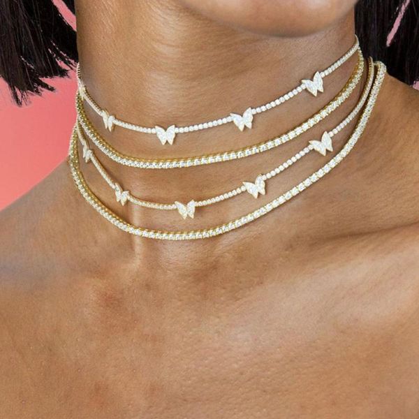 bling rhinestone tennis chain butterfly choker charm necklace for women statement animal butterfly iced out necklace collar, Silver
bling rhinestone tennis chain butterfly choker charm necklace for women statement animal butterfly iced out necklace collar, Silver