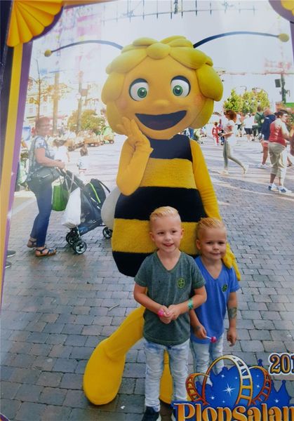 

Maya The bees Mascot Costume for adult fancy dress outfit free shipping