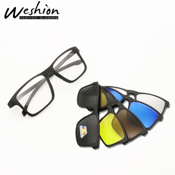 vintage polarized men sunglasses women 5 in 1 clip on set glasses 2019 tr90 optical prescription frames eyeglass corrective uv40, White;black
vintage polarized men sunglasses women 5 in 1 clip on set glasses 2019 tr90 optical prescription frames eyeglass corrective uv40, White;black