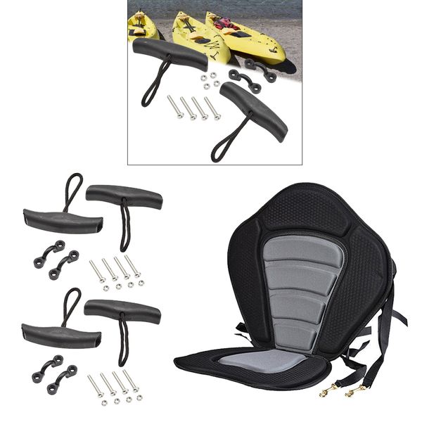 universal canoe kayak seat padded cushion backrest chair & carry handle
universal canoe kayak seat padded cushion backrest chair & carry handle