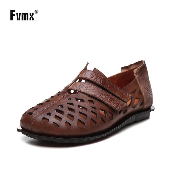 fvmx genuine leather 2020 new fashion round toe soft and comfortable pregnant women shoes retro hollow female flats sandals, Black
fvmx genuine leather 2020 new fashion round toe soft and comfortable pregnant women shoes retro hollow female flats sandals, Black