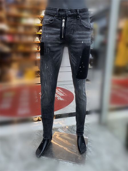 mens designer patchwork casual straight jeans retro slim skinny jeans fashion designer mens hip hop skin-friendly denim pants, Blue
mens designer patchwork casual straight jeans retro slim skinny jeans fashion designer mens hip hop skin-friendly denim pants, Blue