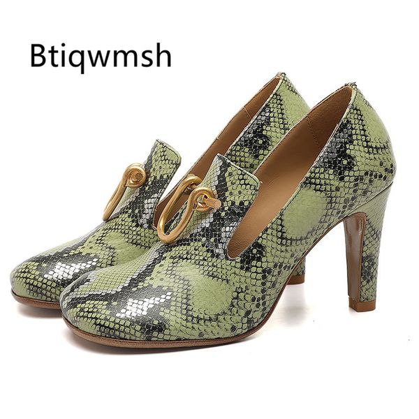 snakeskin high heels shoes woman square toe metal decor pumps female fashion real leather shoes, Black
snakeskin high heels shoes woman square toe metal decor pumps female fashion real leather shoes, Black