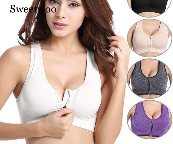 women zipper push up sports bras,plus size xl padded wirebreathable sports ,fitness gym yoga bra top, White;black
women zipper push up sports bras,plus size xl padded wirebreathable sports ,fitness gym yoga bra top, White;black