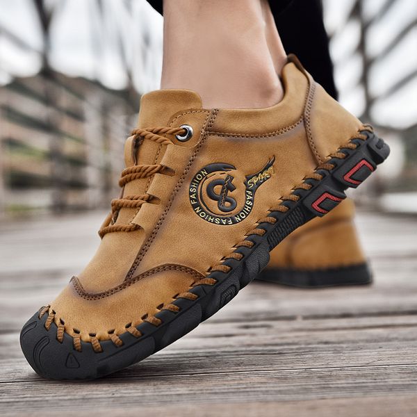 brand big size genuine leather men's shoes outdoor non-slip footwear men casual shoes male comfortable flats lace up moccasins, Black
brand big size genuine leather men's shoes outdoor non-slip footwear men casual shoes male comfortable flats lace up moccasins, Black