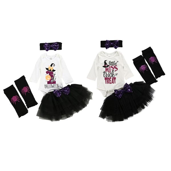 0-18m toddler baby girl halloween clothing headband legging lace skirt long sleeve print letter cotton romper 4pcs outfit, White
0-18m toddler baby girl halloween clothing headband legging lace skirt long sleeve print letter cotton romper 4pcs outfit, White