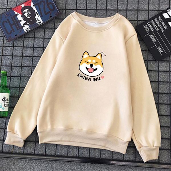 winter womens harajuku kawaii shiba inu pattern print sweatshirt casual o neck clothes kpop cotton pullover sweatwear 16 colors, Black
winter womens harajuku kawaii shiba inu pattern print sweatshirt casual o neck clothes kpop cotton pullover sweatwear 16 colors, Black