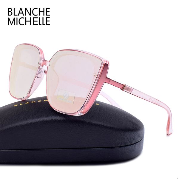 michelle 2019 blanche cat eye polarized sunglasses women uv400 oculos oversized mirror sun glasses brand with box ch01, Blue
michelle 2019 blanche cat eye polarized sunglasses women uv400 oculos oversized mirror sun glasses brand with box ch01, Blue