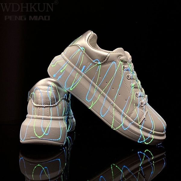 new white shoes women sneakers 2020 spring new casual shoes multicolor increase thick soles woman board luminous, Black
new white shoes women sneakers 2020 spring new casual shoes multicolor increase thick soles woman board luminous, Black