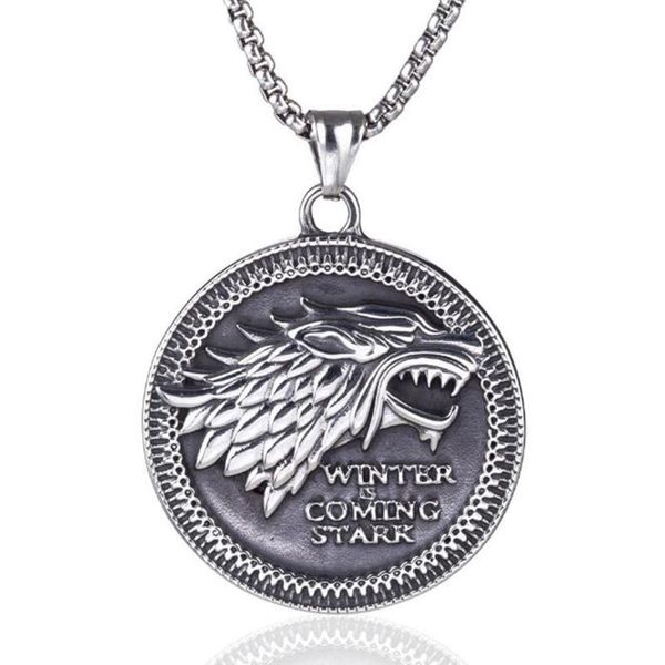 pendant necklaces stainless steel vintage animal wolf head coin necklace with 60cm link chain men women jewelry gift, Silver
pendant necklaces stainless steel vintage animal wolf head coin necklace with 60cm link chain men women jewelry gift, Silver