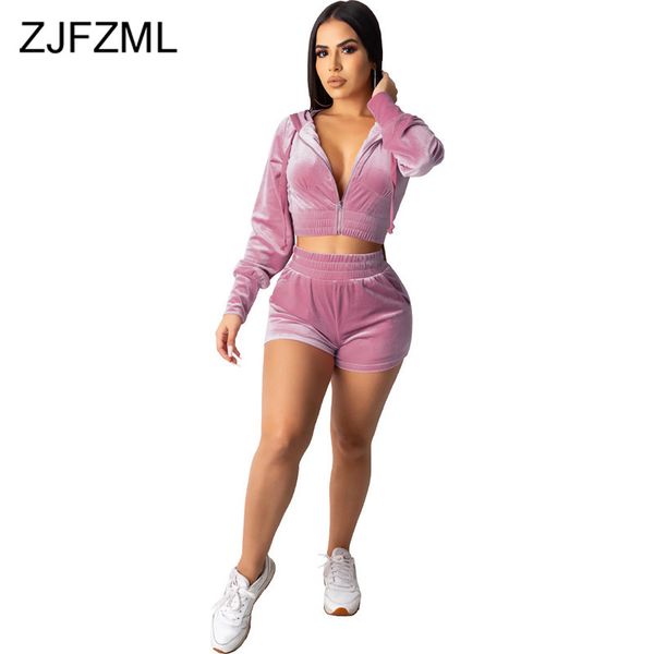 velvet two piece set women rave festival clothing full sleeve hooded short coat and elastic waist biker short velour tracksuits x0923, Gray
velvet two piece set women rave festival clothing full sleeve hooded short coat and elastic waist biker short velour tracksuits x0923, Gray