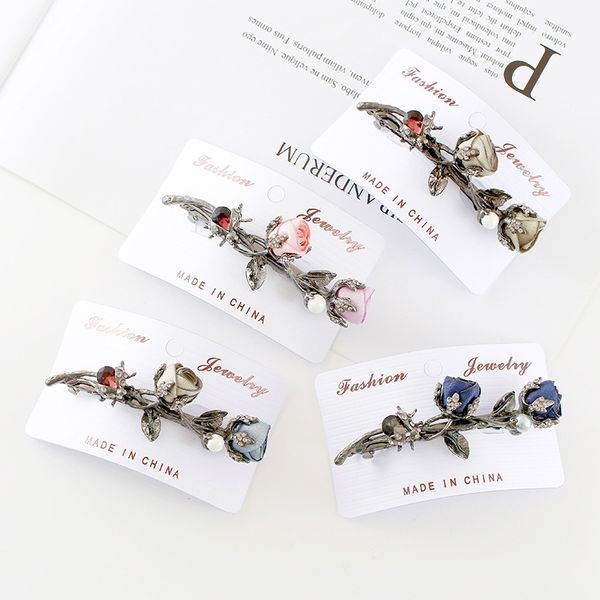 2020 selling korean style fashion popular alloy rose decoration hairpin for women's party wholesale, Golden;silver
2020 selling korean style fashion popular alloy rose decoration hairpin for women's party wholesale, Golden;silver