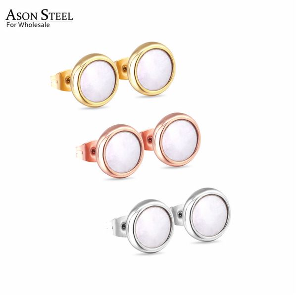 stud asonsteel stylish white/black shell earrings 3pairs/lot 8mm round earring stainless steel jewelry for women party gift, Golden;silver
stud asonsteel stylish white/black shell earrings 3pairs/lot 8mm round earring stainless steel jewelry for women party gift, Golden;silver