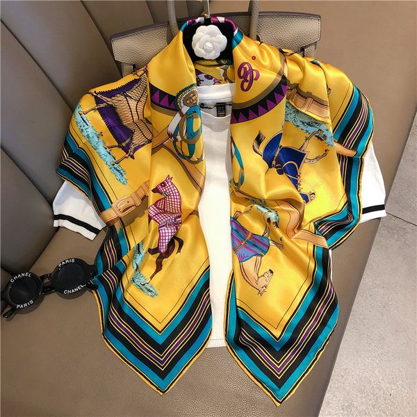luxury 100% silk scarf for women square shawls wraps fashion print kerchief hijab scarfs female 90*90cm neck scarves for ladies, Blue;gray
luxury 100% silk scarf for women square shawls wraps fashion print kerchief hijab scarfs female 90*90cm neck scarves for ladies, Blue;gray