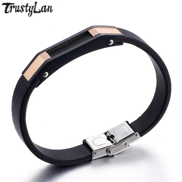 trustylan length adjustable leather bracelet for men fashion polished gold color stainless steel men's wrap bracelets jewelry, Golden;silver
trustylan length adjustable leather bracelet for men fashion polished gold color stainless steel men's wrap bracelets jewelry, Golden;silver