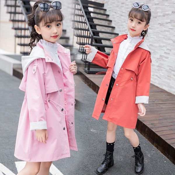 new girls trench jacket children's clothing girl trench coat kids jacket hooded girl coats winter wind dust outerwear, Blue;gray
new girls trench jacket children's clothing girl trench coat kids jacket hooded girl coats winter wind dust outerwear, Blue;gray