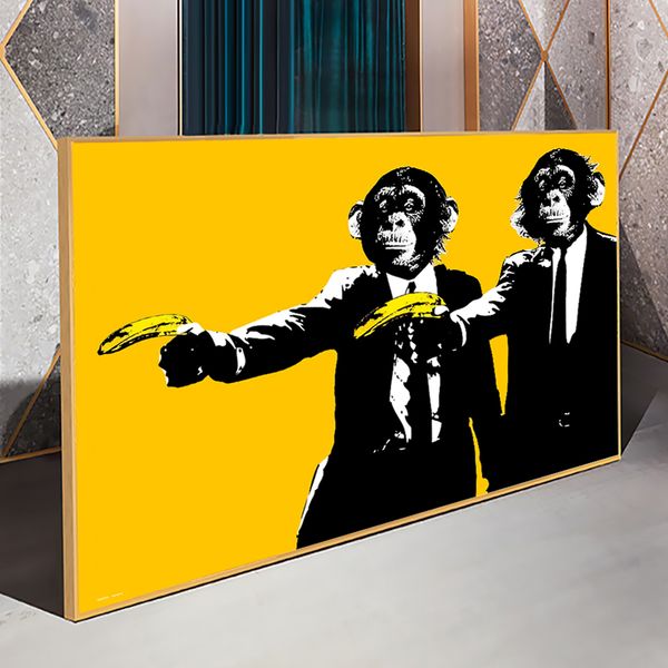 pulp fiction обезьяны банан пистолеты art print movie poster холст стены картина смешные животных рисунок для украшения дома
pulp fiction обезьяны банан пистолеты art print movie poster холст стены картина смешные животных рисунок для украшения дома