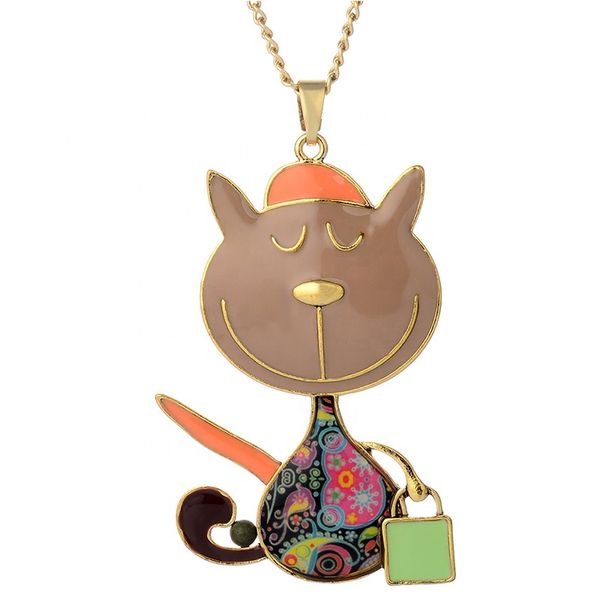 women necklace statement enamel cat necklaces jewelry pendants choker chain collar pendant 2020 new for women bijoux accessories, Silver
women necklace statement enamel cat necklaces jewelry pendants choker chain collar pendant 2020 new for women bijoux accessories, Silver