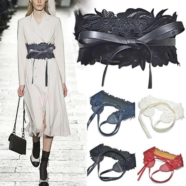 9.5cm lace waist belt women's fashionable wide corset waist lace-ups belt bow knot buckle waistband belts party dress accessory, Black;brown
9.5cm lace waist belt women's fashionable wide corset waist lace-ups belt bow knot buckle waistband belts party dress accessory, Black;brown