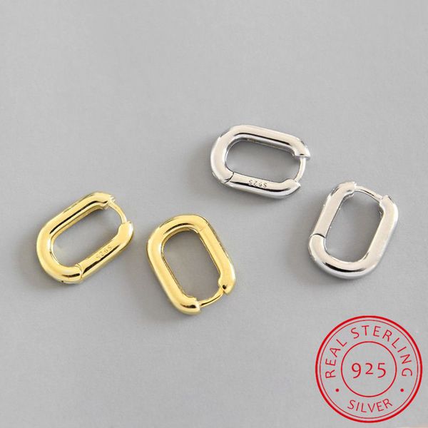 unique cool punk 100% 925 sterling silver retro geometric oval luxury engagement hoop earrings for women jewelry, Golden;silver 
unique cool punk 100% 925 sterling silver retro geometric oval luxury engagement hoop earrings for women jewelry, Golden;silver