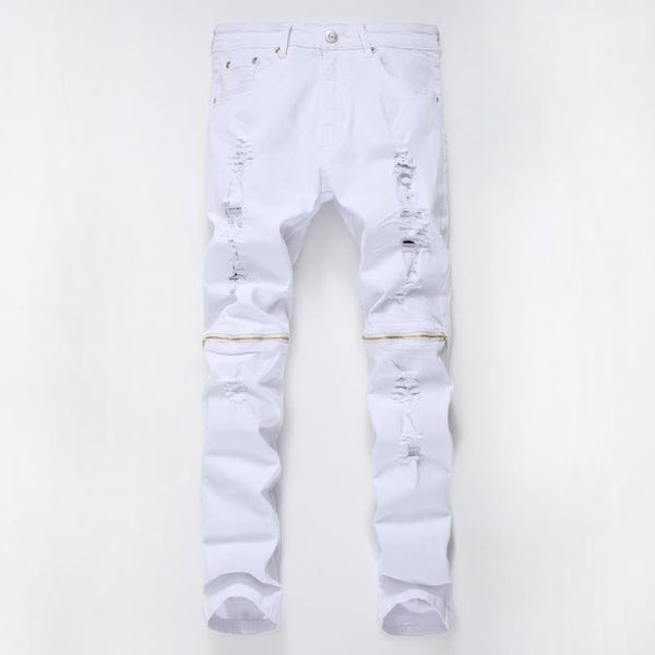2020 autumn men casual denim pants classic cowboys young hole zipper jeans slim men trousers man black red white jeans trousers, Blue
2020 autumn men casual denim pants classic cowboys young hole zipper jeans slim men trousers man black red white jeans trousers, Blue