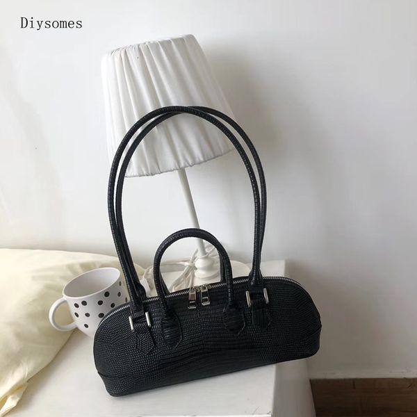 diysomes personality solid color two-handle lizard pattern cowhide bag shoulder handbag women
diysomes personality solid color two-handle lizard pattern cowhide bag shoulder handbag women