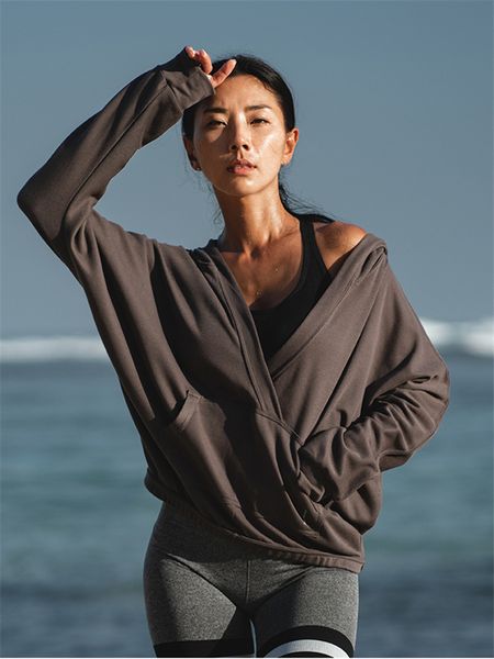 women hoodie grey cozy cotton running training pullover loose sweatshirt soft sports wear v neck sports sweater yoga jacket, White;black
women hoodie grey cozy cotton running training pullover loose sweatshirt soft sports wear v neck sports sweater yoga jacket, White;black