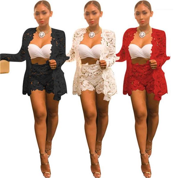 lace pants crew neck long sleeve fashion female clothing night club style sets womens summer 2pcs, White
lace pants crew neck long sleeve fashion female clothing night club style sets womens summer 2pcs, White