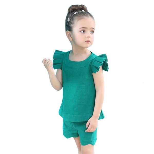 2 colors lovely toddler kids baby girls outfit clothes sleeveless vest t-shirt+short pants 1set new drop shipped st27, White
2 colors lovely toddler kids baby girls outfit clothes sleeveless vest t-shirt+short pants 1set new drop shipped st27, White