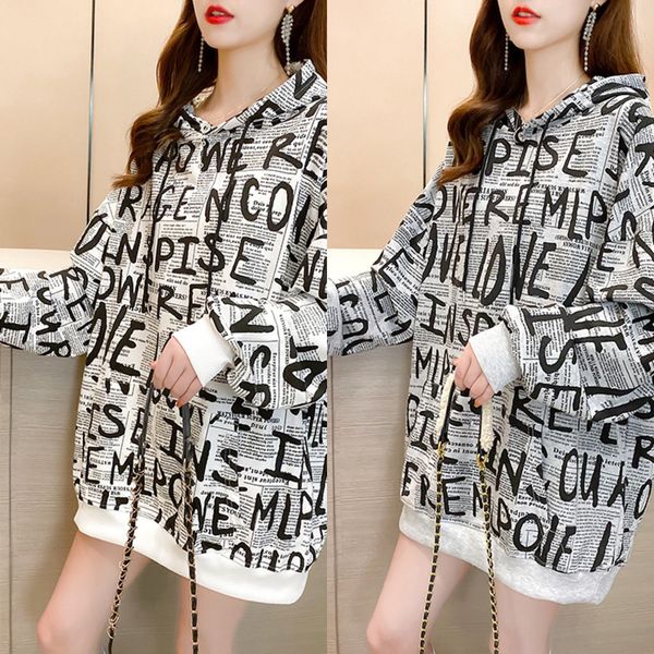 autumn new korean style letter printing loose hooded thin ins trendy large size women's clothing fat mm for sweater sweater women cyi8u, Black
autumn new korean style letter printing loose hooded thin ins trendy large size women's clothing fat mm for sweater sweater women cyi8u, Black