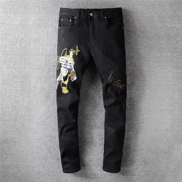 mens jeans distressed ripped skinny jeans fashion slim motorcycle moto biker causal mens denim pants fashion hip hop mens skinny jeans, Blue
mens jeans distressed ripped skinny jeans fashion slim motorcycle moto biker causal mens denim pants fashion hip hop mens skinny jeans, Blue