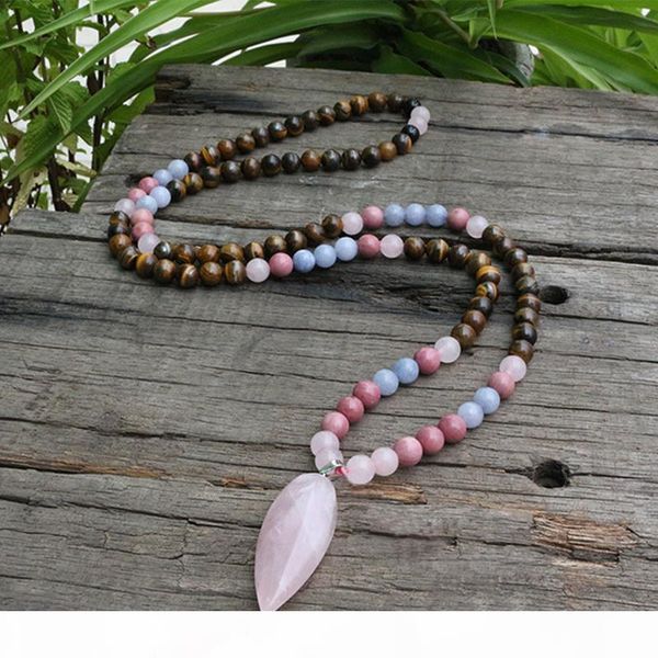 8mm tiger's eye and rhodochrosite japamala beads necklace, long nacklace, 108 bead mala, mala jewelry, yoga class prayer jewelry, Silver
8mm tiger's eye and rhodochrosite japamala beads necklace, long nacklace, 108 bead mala, mala jewelry, yoga class prayer jewelry, Silver