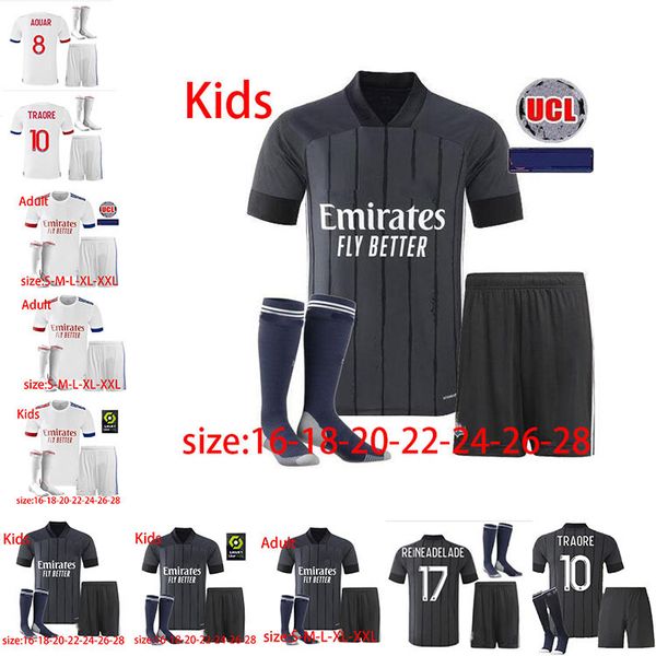 men+kids kit 20 21 maillot de foot olympique lyonnais soccer jersey 2020 2021 ol lyon maillot de foot traore memphis football shirt, Black;yellow
men+kids kit 20 21 maillot de foot olympique lyonnais soccer jersey 2020 2021 ol lyon maillot de foot traore memphis football shirt, Black;yellow