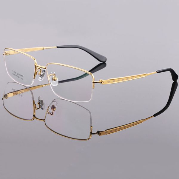 нового прибытие очки pure titanium очки рамка мужчина бизнес стиль half rim eye glasses прямоугольные зрелища, Black
нового прибытие очки pure titanium очки рамка мужчина бизнес стиль half rim eye glasses прямоугольные зрелища, Black