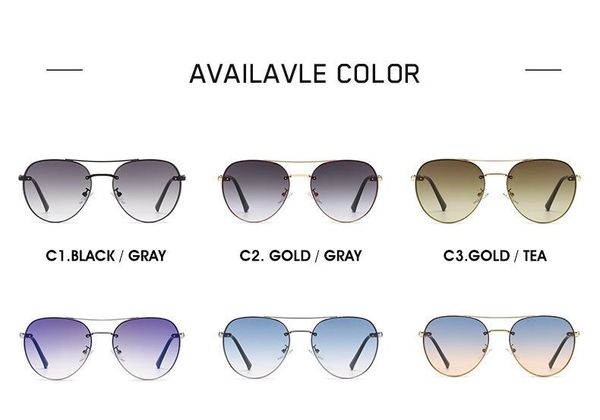 2020 dpz oval gradient sunglasses women fashion men rimless vintage brand design uv400 sun06, White;black
2020 dpz oval gradient sunglasses women fashion men rimless vintage brand design uv400 sun06, White;black