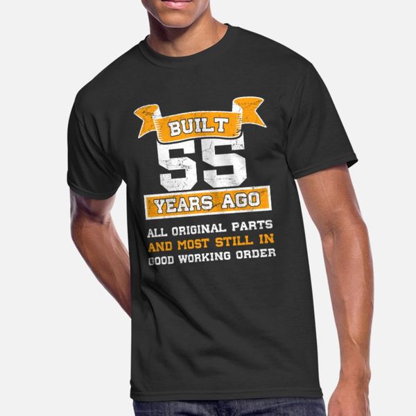funny 55th birthday 55 years old gift idea t shirt men knitted cotton size s-3xl basic solid fit funny casual summer style letter shirt, White;black
funny 55th birthday 55 years old gift idea t shirt men knitted cotton size s-3xl basic solid fit funny casual summer style letter shirt, White;black
