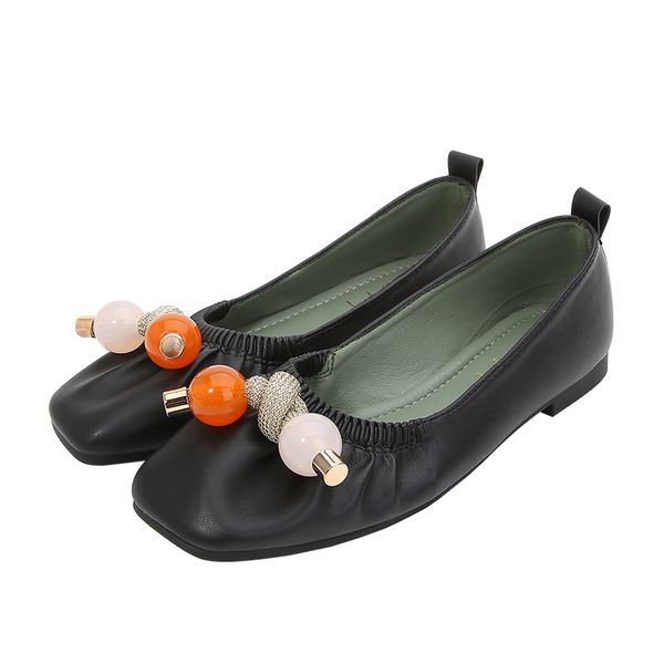 square toe shallow mouth soft bottom comfortable flat heel women's shoes large size 41-42 fat wide flat bottom 2020 new small si, Black
square toe shallow mouth soft bottom comfortable flat heel women's shoes large size 41-42 fat wide flat bottom 2020 new small si, Black