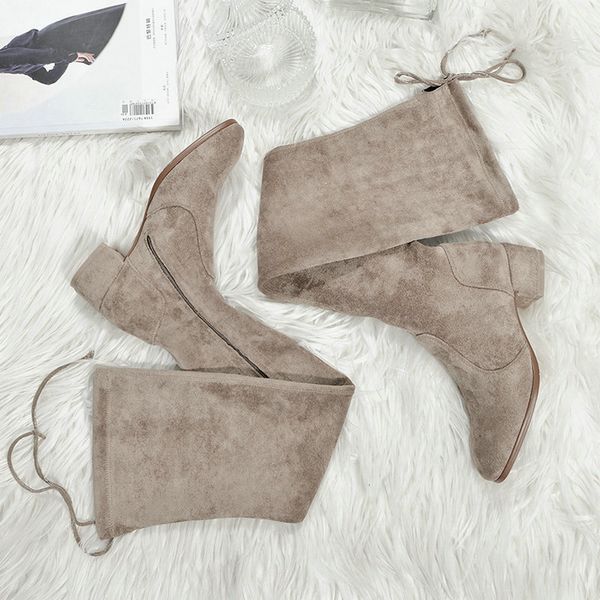 eshtonshero shoes woman over the knee boots square heels zipper elastic band winter woman ladies motorcycle boots size 3-9, Black
eshtonshero shoes woman over the knee boots square heels zipper elastic band winter woman ladies motorcycle boots size 3-9, Black