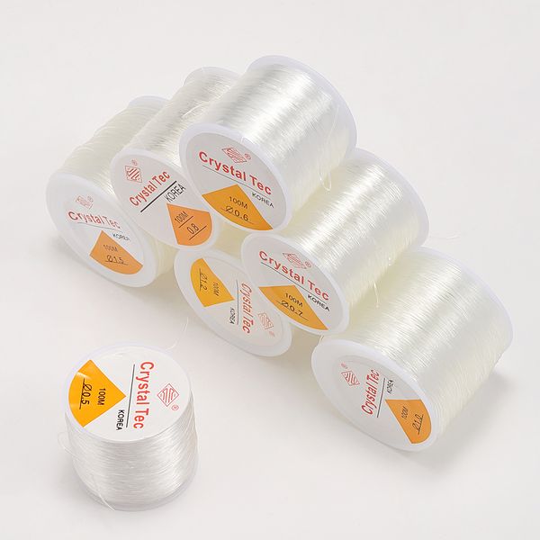 1roll/lot diy crystal beading stretch cord round elastic line dia 0.5mm-1.5mm for jewelry making thread string thread wholesale
1roll/lot diy crystal beading stretch cord round elastic line dia 0.5mm-1.5mm for jewelry making thread string thread wholesale