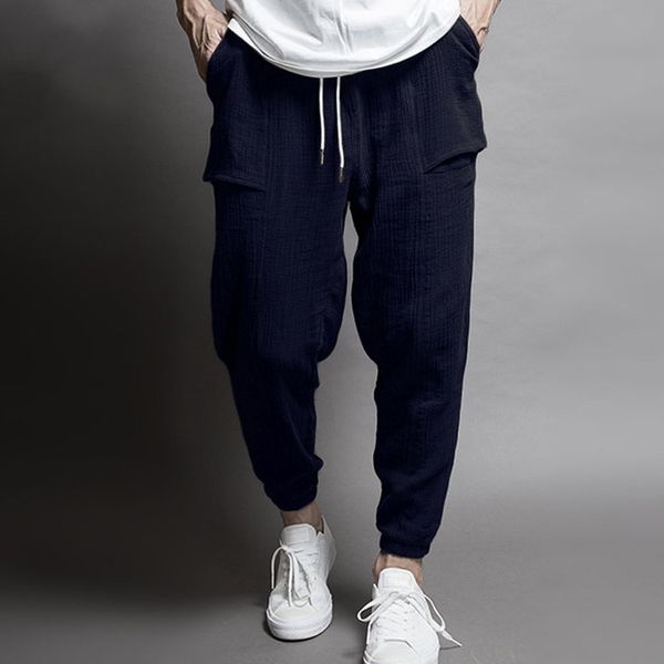 sweatpants quality mens pants hop cotton linen high pants waist pocket hip pencil drawstring casual harem loose trousers cbtra, Black
sweatpants quality mens pants hop cotton linen high pants waist pocket hip pencil drawstring casual harem loose trousers cbtra, Black