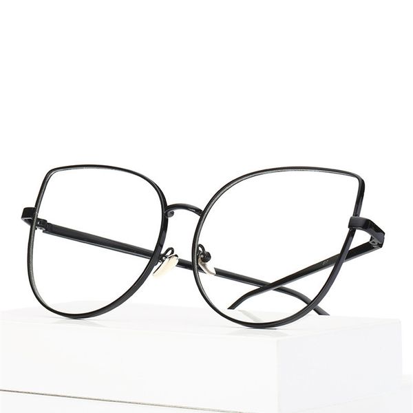 new big cat eye glasses frames for women brand black silver gold pink brown clear lens fashion glasses cat eye metal frame
new big cat eye glasses frames for women brand black silver gold pink brown clear lens fashion glasses cat eye metal frame