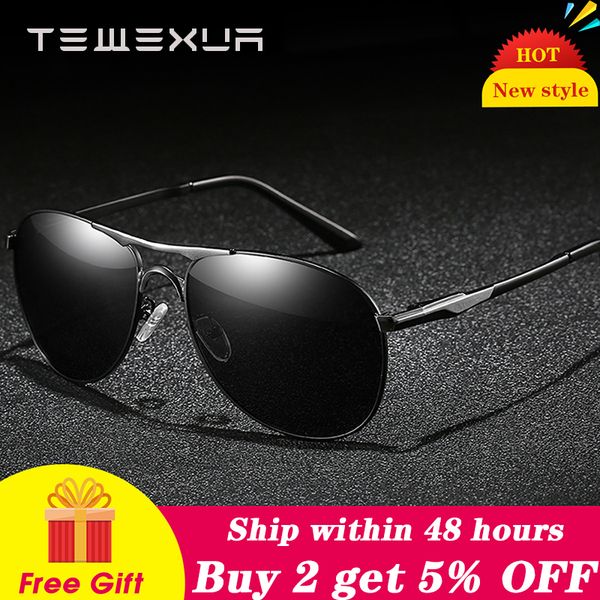 tewexua brand summer pilot style fashion classic men polarized sunglasses driving man eye wear sun glasses uv400, White;black
tewexua brand summer pilot style fashion classic men polarized sunglasses driving man eye wear sun glasses uv400, White;black